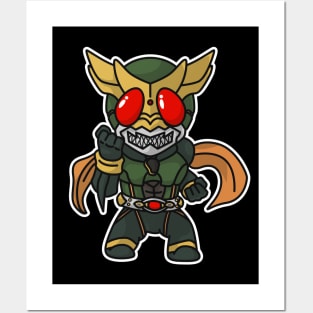 Kamen Rider Another Agito Chibi Style Kawaii Posters and Art